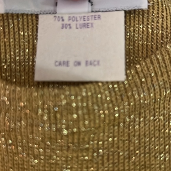 Vintage Authentic A.K.A. Los Angeles Size M Gold Tank - Picture 12 of 13